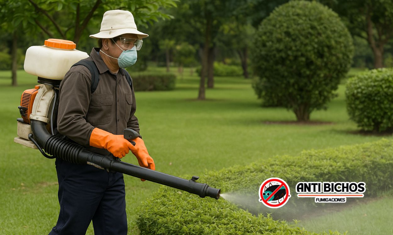 Fumigación de jardines y áreas verdes en CDMX: tratamientos efectivos contra hormigas y pulgas