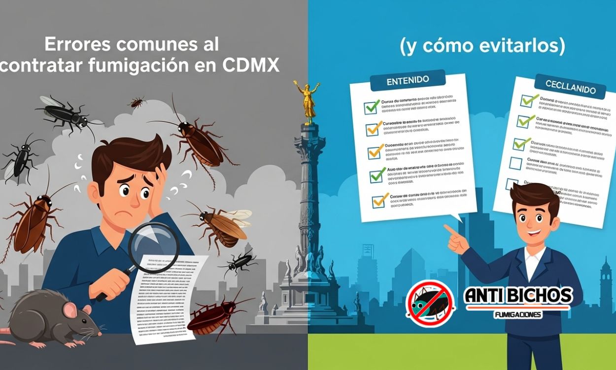 Errores comunes al contratar fumigación en CDMX (y cómo evitarlos)